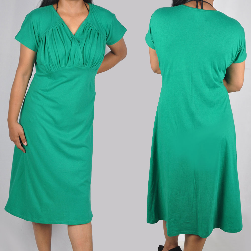 Knee Length Maternity Dress Organic Cotton