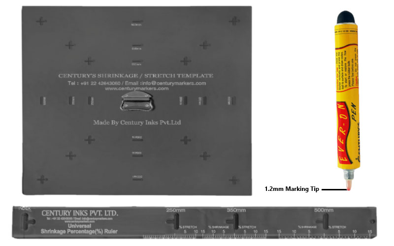 Textile Shrinkage Template