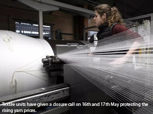 European apparel brands reduce garment offtake from Tirupur, Noida.