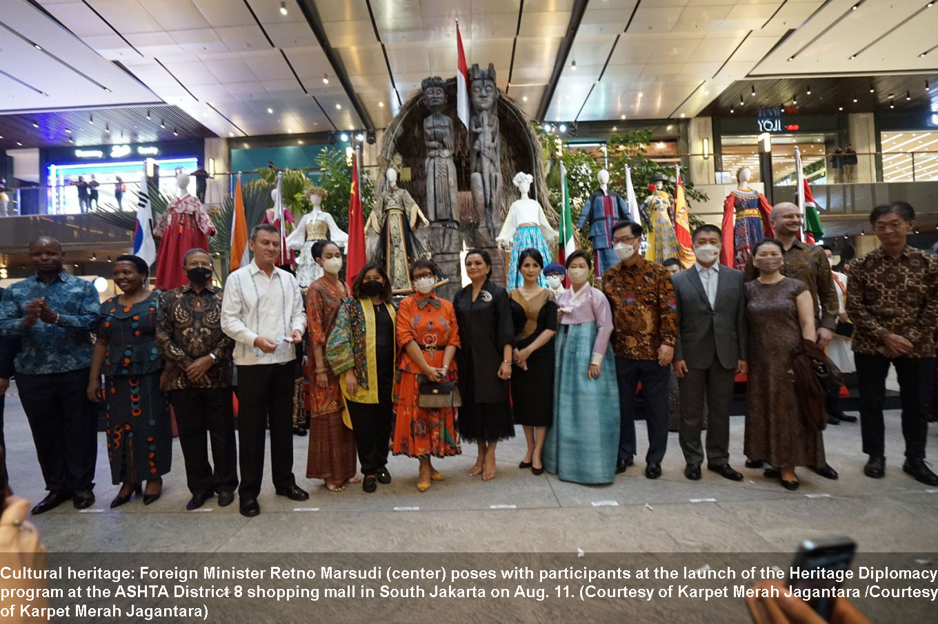 Cross-cultural Jakarta textile installation promotes stronger diplomatic ties