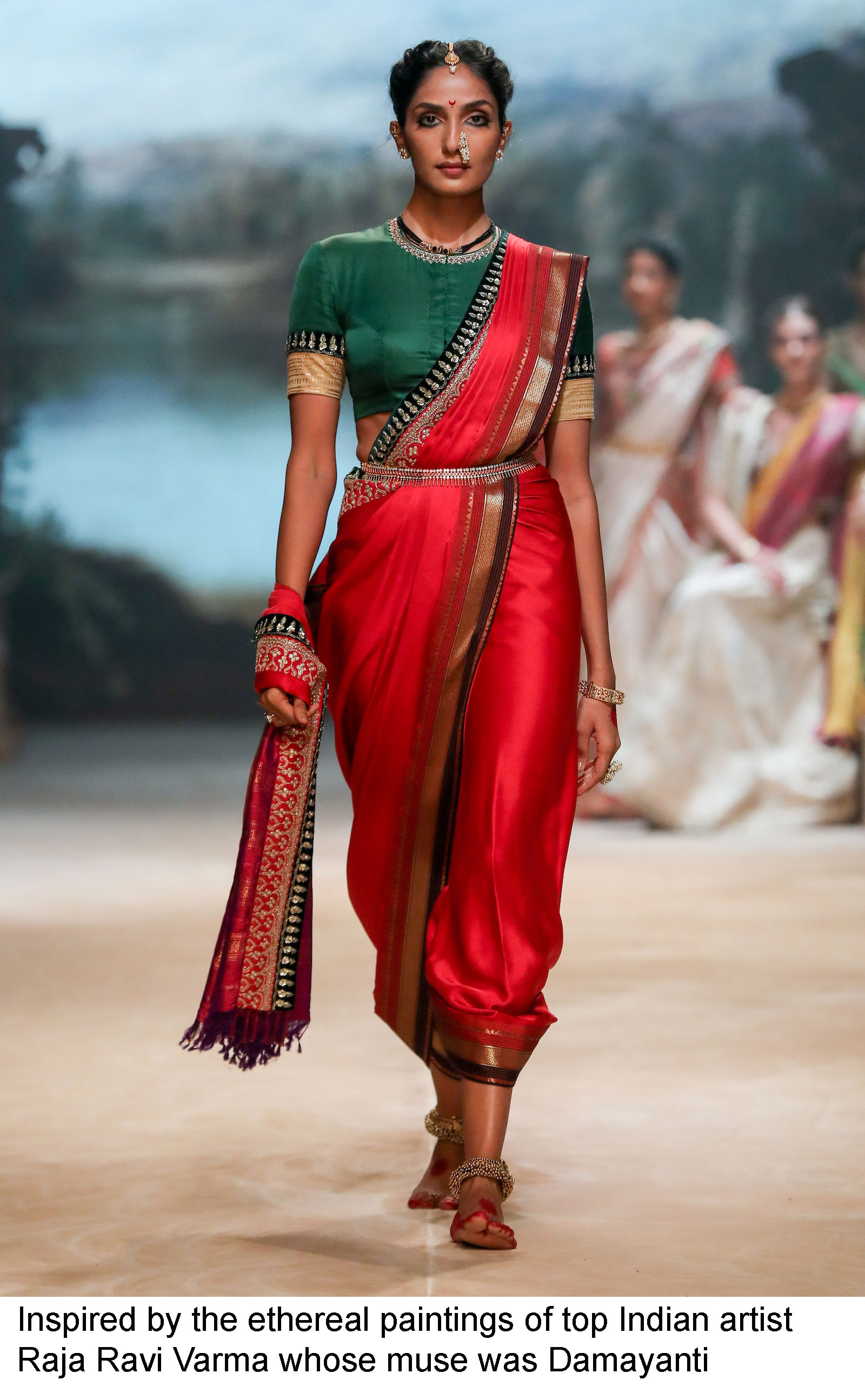 TENCEL™ PRESENTED AN EXQUISITE POETIC INDIAN COLLECTION BY ANJU MODI AT LAKMÉ FASHION WEEK IN PARTNERSHIP WITH FASHION DESIGN COUNCIL OF INDIA