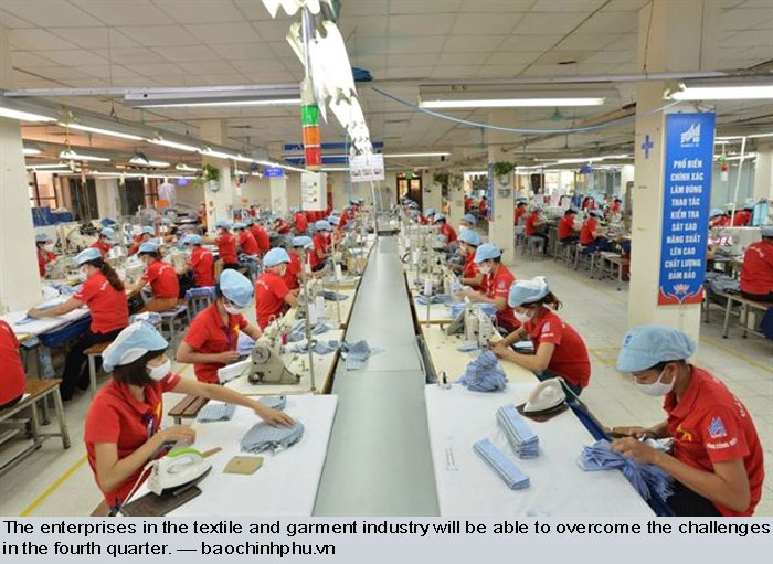 Vietnam's garment export value up in nine months