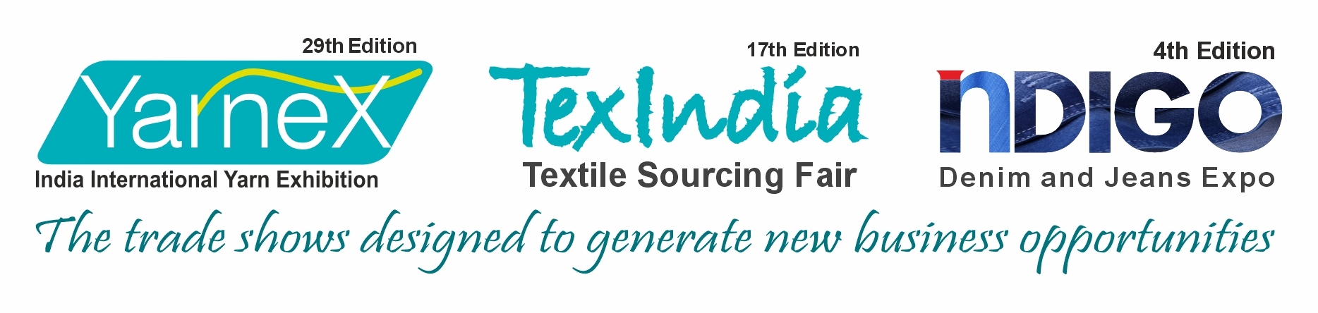 YARNEX, TEXINDIA and INDIGO Expo will witness participation in the vibrant city of Kolkata by 157 Leading Supply Chain Partners from various parts of India