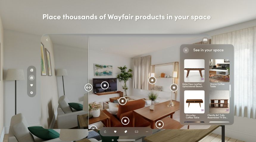 Wayfair gives shoppers immersive experience using Apple Vision Pro