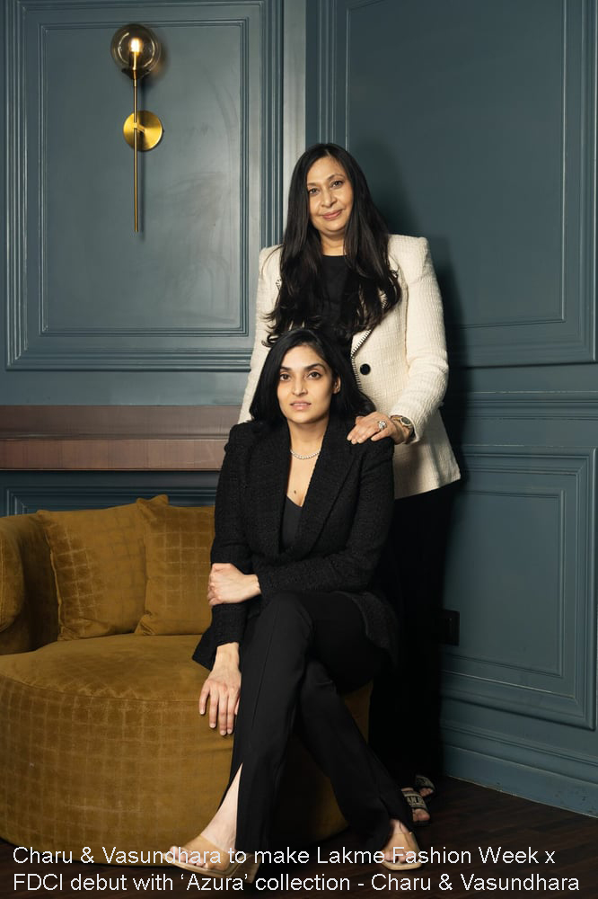 Charu & Vasundhara to make Lakme Fashion Week x FDCI debut with ‘Azura’ collection