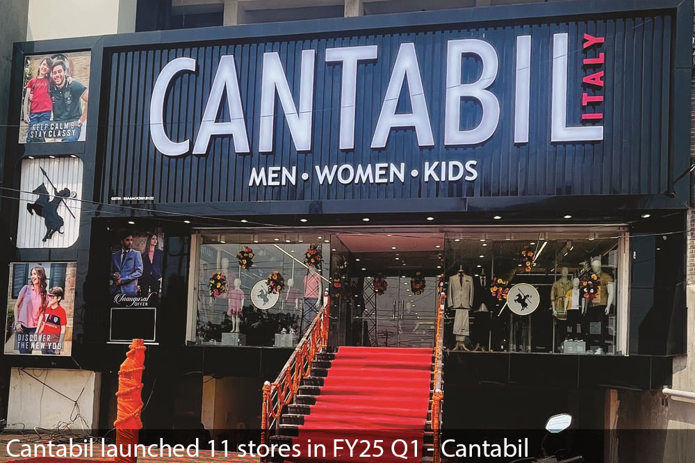 Cantabil Retail India saw 14.4% revenue growth in FY25 Q1