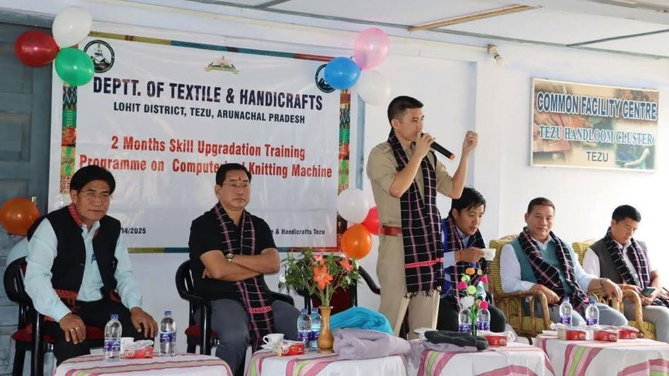 Arunachal Pradesh: Computerised knitting training launched in Tezu to empower artisans