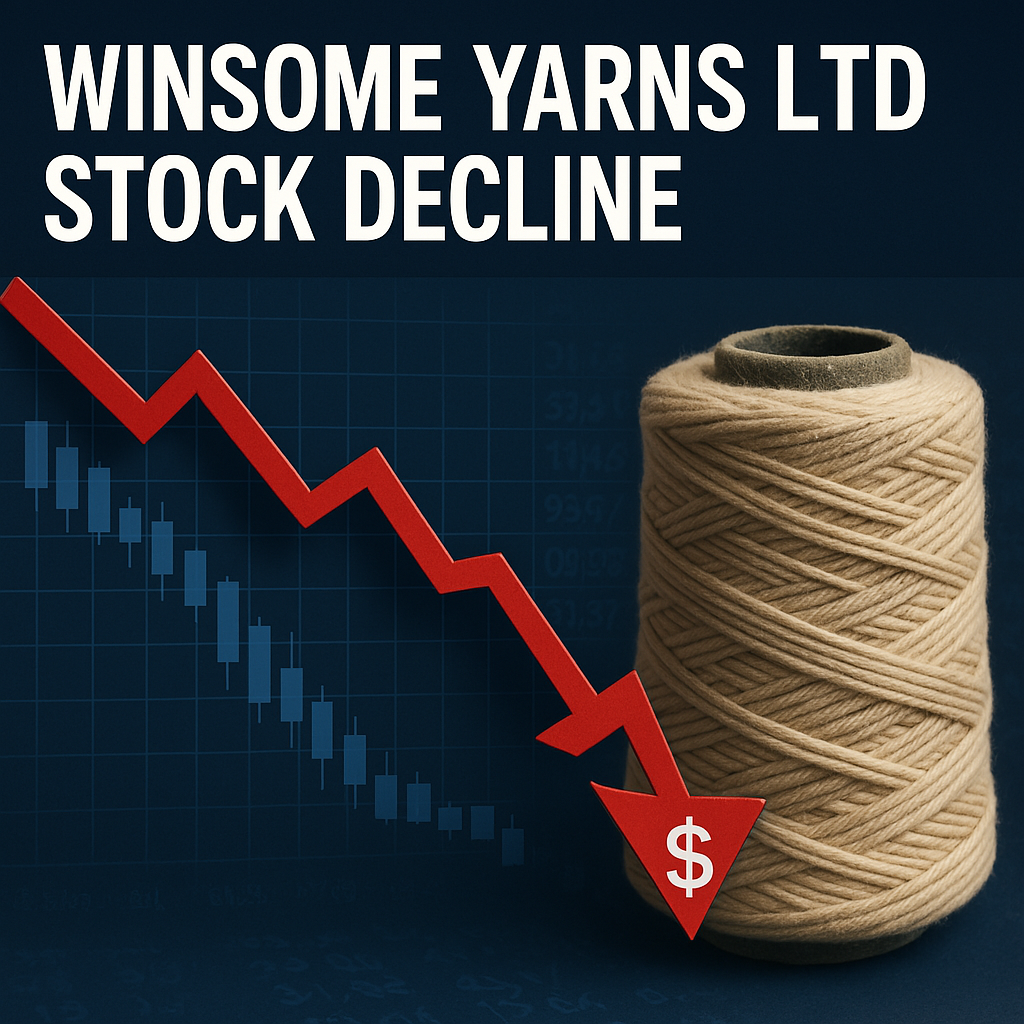 Winsome Yarns Faces Intense Selling Pressure Amidst Significant Price Declines
