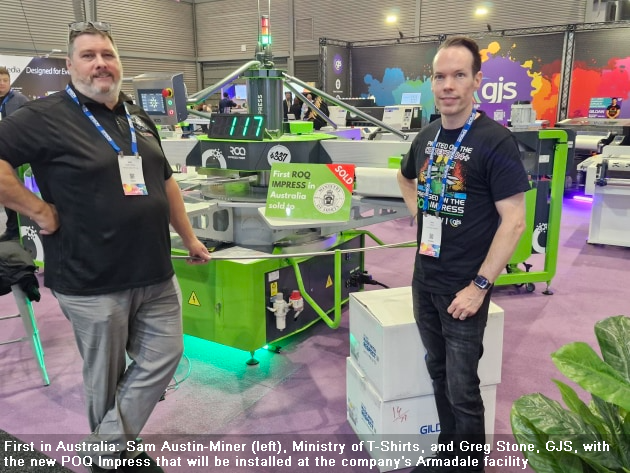 MINISTRY OF T-SHIRTS BUYS ROQ IMPRESS
