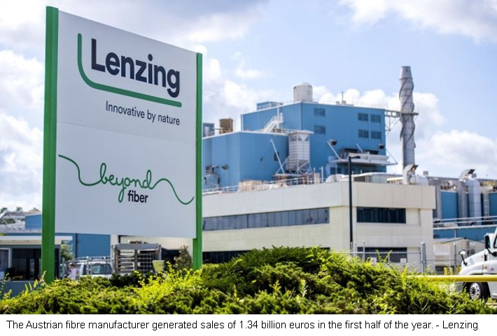 Lenzing sees sales and profits rise in first half of the year
